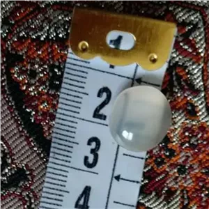 عقیق سفید یمنی شفاف قدیمی