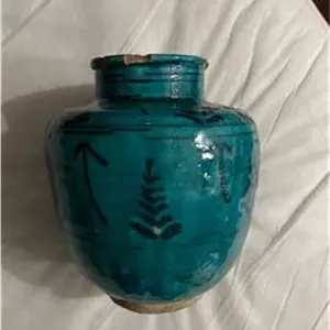 کوزه سفالی کاشانی (مرتبونی)
