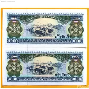 اسکناس جفت سوپر بانکی 1000 کیپ لائوس