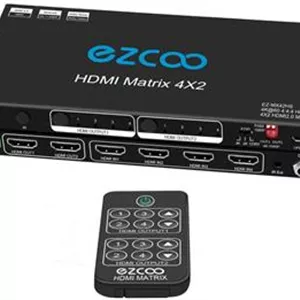 سوئیچ 4 به 2 HDMI ماتریکس 4K برند ezcoo