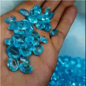 1000 قیراط توپاز سوئیسی تراش فوتبالی