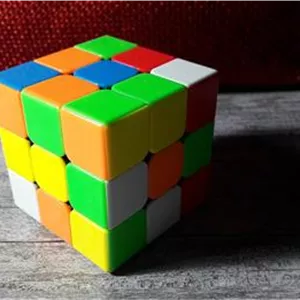 مکعب روبیک فنری رنگ ثابت