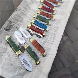 چاقوی ضامن دار بابای اصل زنجان با دسته اپوکسی