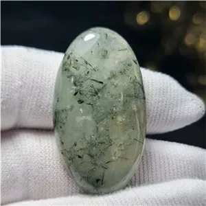 نگین درشت کلکسیونی سنگ پرهنیت مودار معدنی 38707
