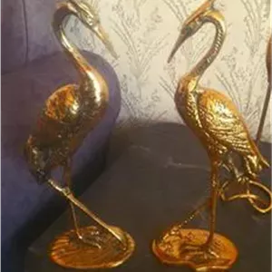 مجسمه برنز جفت لک لک زیبا و کلکسیونی