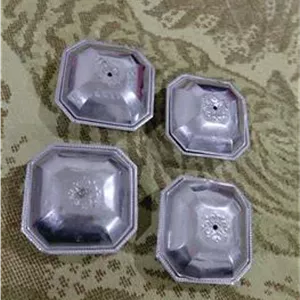 4عدد قندان استیل مطابق عکس