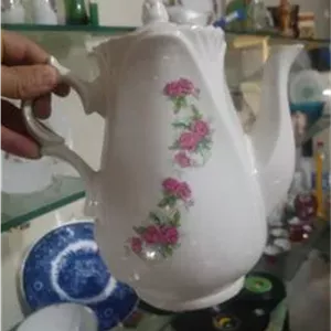 قوری برقی گل سرخی دسته قلبی بدون سیم