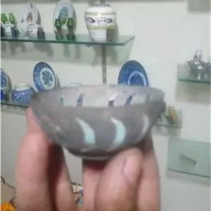ظرف زیبای اره کاری برنجی دکوری قدیمی
