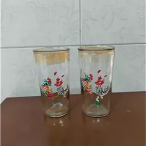 لیوان قدیمی نقاشی دست مارک توحید