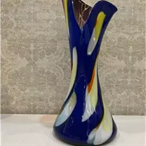 گلدان دوپوست ابروبادی آبی