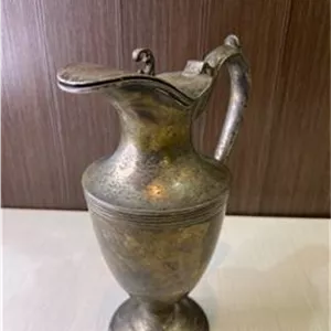 پارچ برنجی درب دار منقار اردکی قاجاری