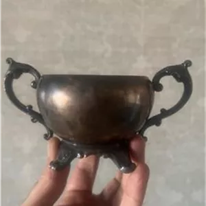 قندان سیلورپلیت آنتیک ویکتوریایی