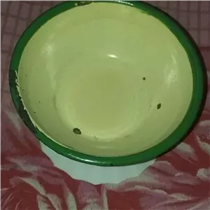 انتیک کاسه لعابدار قدیمی کوچک