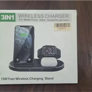 پایه شارژ بی سیم رومیزی 3 در 1