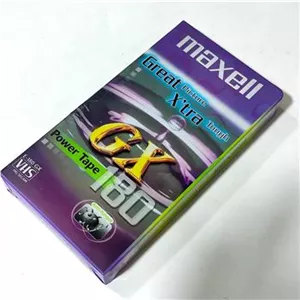 نوار خام ویدئو کلکسیونی VHS E-180 GX نایاب