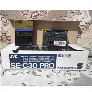 یک بسته 10 عددی نوار ویدیو SVHSC JVC(توضیحات)