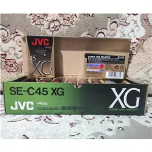 یک بسته 10 عددی نوار ویدیو SVHSC JVC(توضیحات)