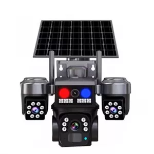 دوربین 3 لنز چرخشی سولار سیمکارتی 3lens ptz 4G
