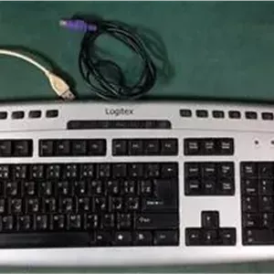 کیبورد قدیمی با سوکتAT بهمراه تبدیل USB