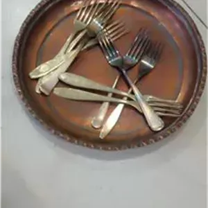 چنگال برنجی قدیمی