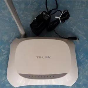 مودم تی پی لینک 8901N تک آنتنه سالم با آداپتور