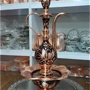 آفتابه لگن مسی الماس تراش