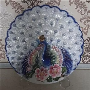 مجسمه زیبای طاووس چینی