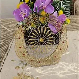 شیرینی خوری ملیله کاری زمان پهلوی 
