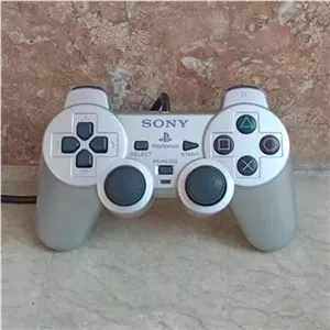 دسته اورجینال PS2 سری A سرکارتنی باندل سیلور