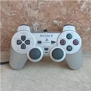 دسته اورجینال PS2 سری H سرکارتنی باندل سیلور