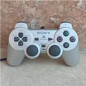 دسته اورجینال PS2 سری H سرکارتنی باندل سیلور (1)