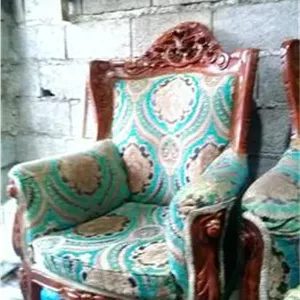مبلمان سلطنتی چوب گردو تراش دست