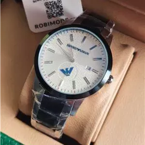 ساعت مردانه امپریو آرمانیEMPORIO ARMANI لوگو آبی