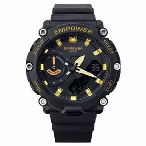 ساعت مردانه دوزمانه امپاور EMPOWER مدل19 مشکی