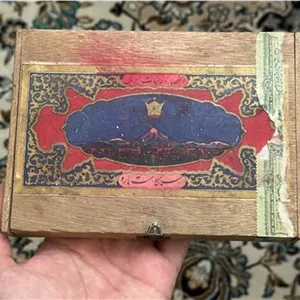 جعبه قدیمی بسیار زیبا سیگار ستاره