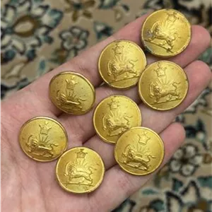 8 دکمه شیروخورشید ( بزرگترین سایز،ساخت سوئد)