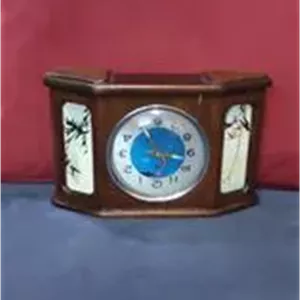 ساعت رومیزی چوبی قدیمی کلکسیونی و آنتیک