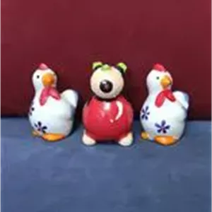 نمکدان یا نمکپاش سرامیکی قدیمی آنتیک