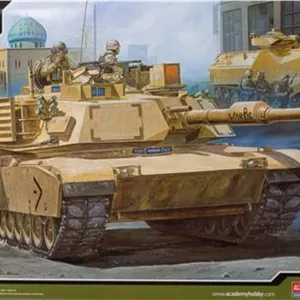 Academy M1A1 Abrams کیت تانک آبرامز مقیاس 1.35