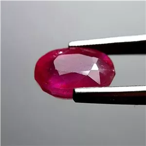 یاقوت دونه اناری معدنی برمه،کد27