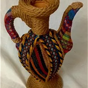 کوزه سفالی دکوری