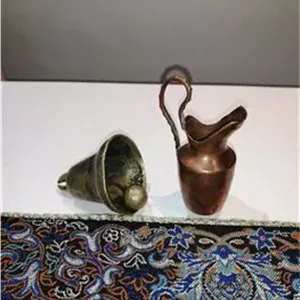 پارچ مسی مینیاتوری با زنگوله
