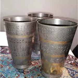 لیوان برنجی 3عدد