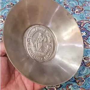 بشقاب برنجی وارداتی کهنه
