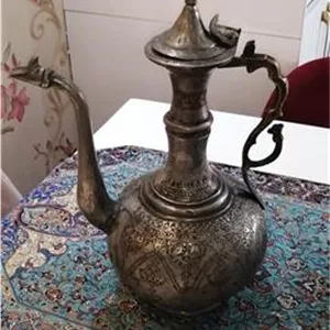 آفتابه مسی قلم زیبا قدیمی