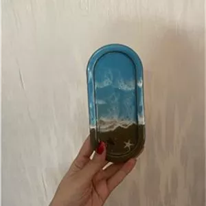 ست 6 عددی زیر لیوانی  زیر شمعی رزینی