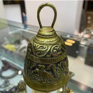 زنگوله ی قدیمی برنجی خارجی