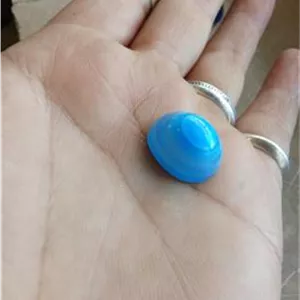 نگین بابا قوری سه پوست آبی