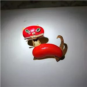 سنجاق سینه طرح گربه