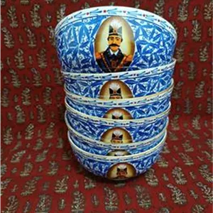 کاسه آبگوشت خوری قلم آبی ناصری